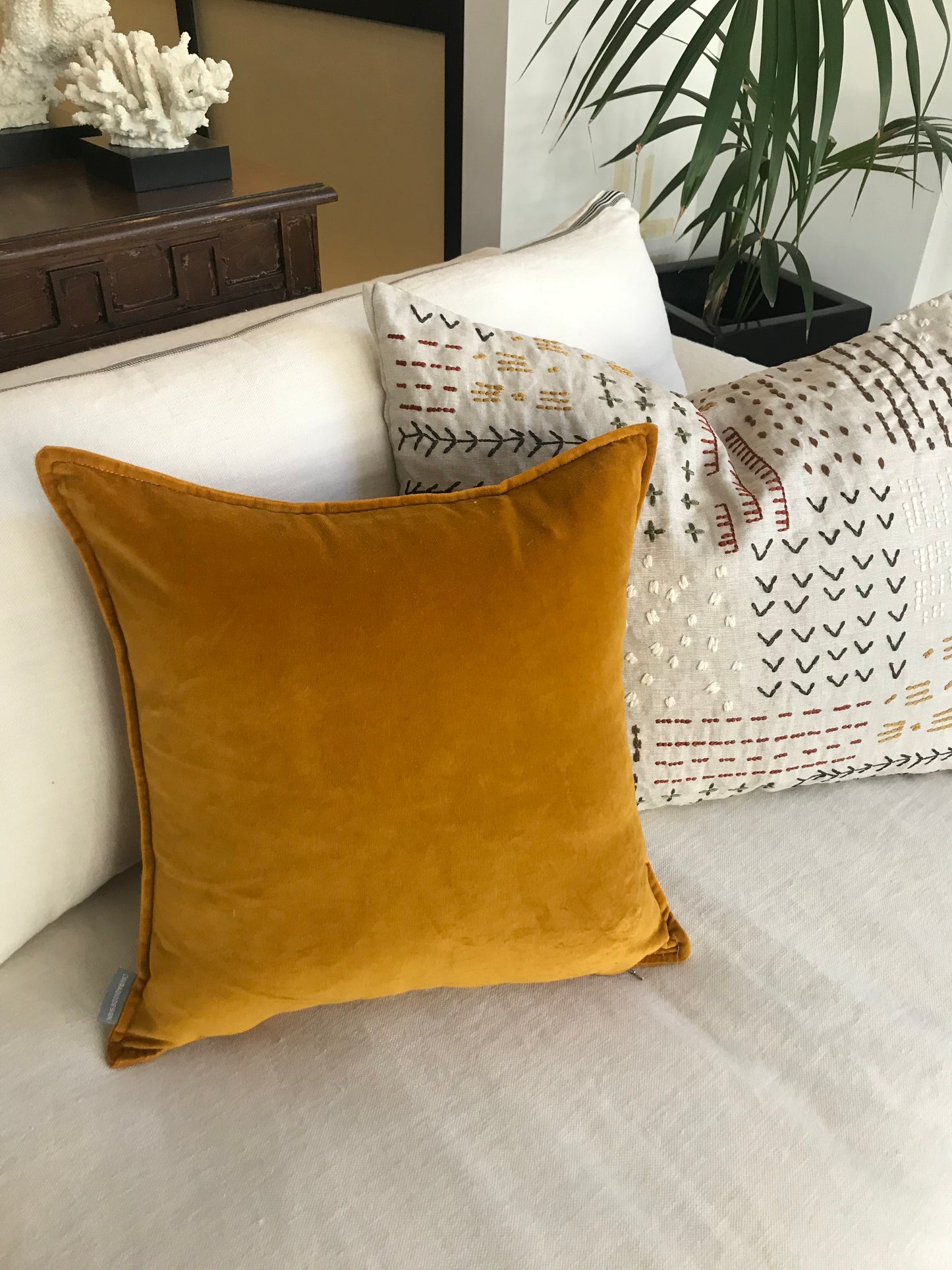 Mustard Cushion Cover