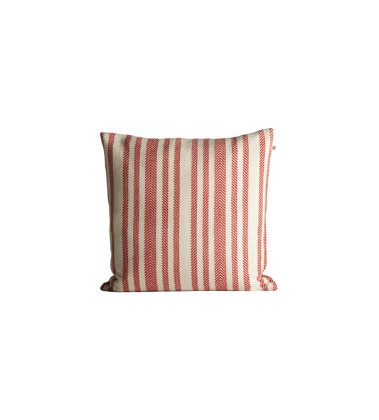 Red & White Cushion Cover